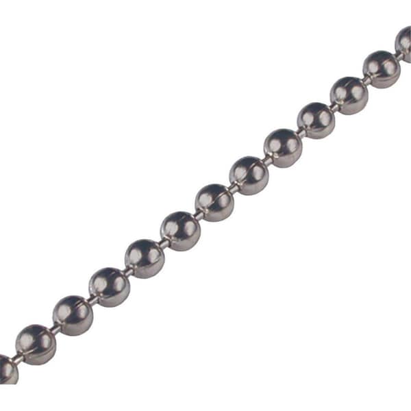 Hillman Metal Silver Beaded Chain - 100 per Pack 5967310 - main